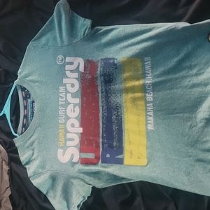 Superdry Shirt Large - Teal